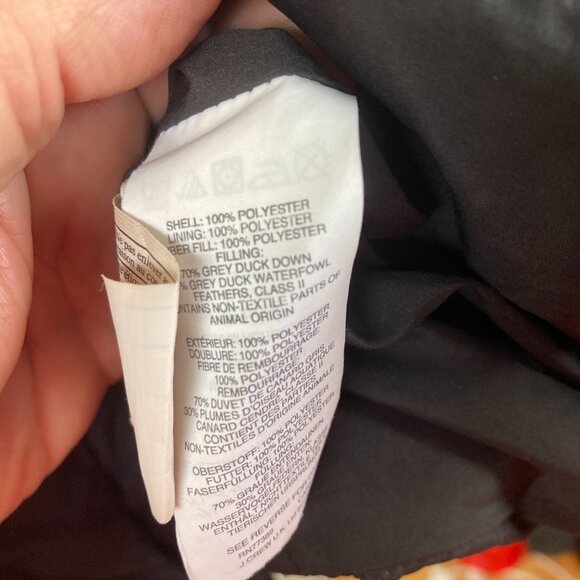 J Crew Womens Sz S Down Fill Quilted Hooded Full Zip Puffer Warm Winter Jacket - Picture 6 of 7